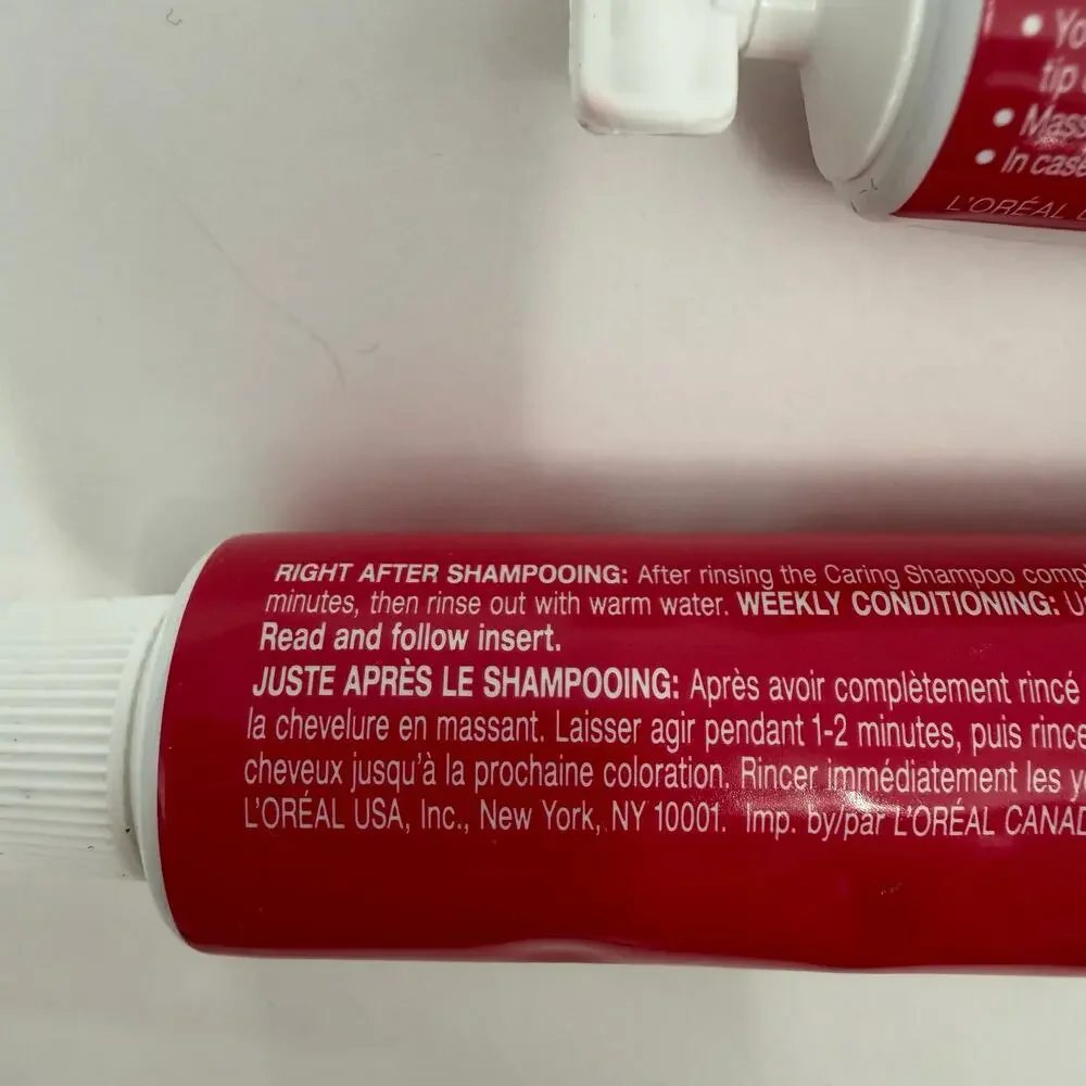 L'Oréal Paris Excellence Creme Hair Color After Caring Shampoo Deep Conditioner